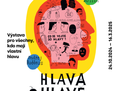 24. 10. otevřeme novou výstavu Hlava v hlavě